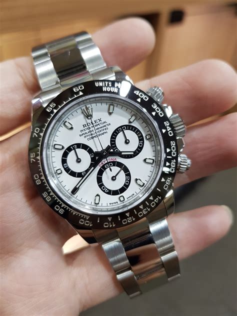 rolex daytona panda gewxicht|Rolex daytona panda for sale.